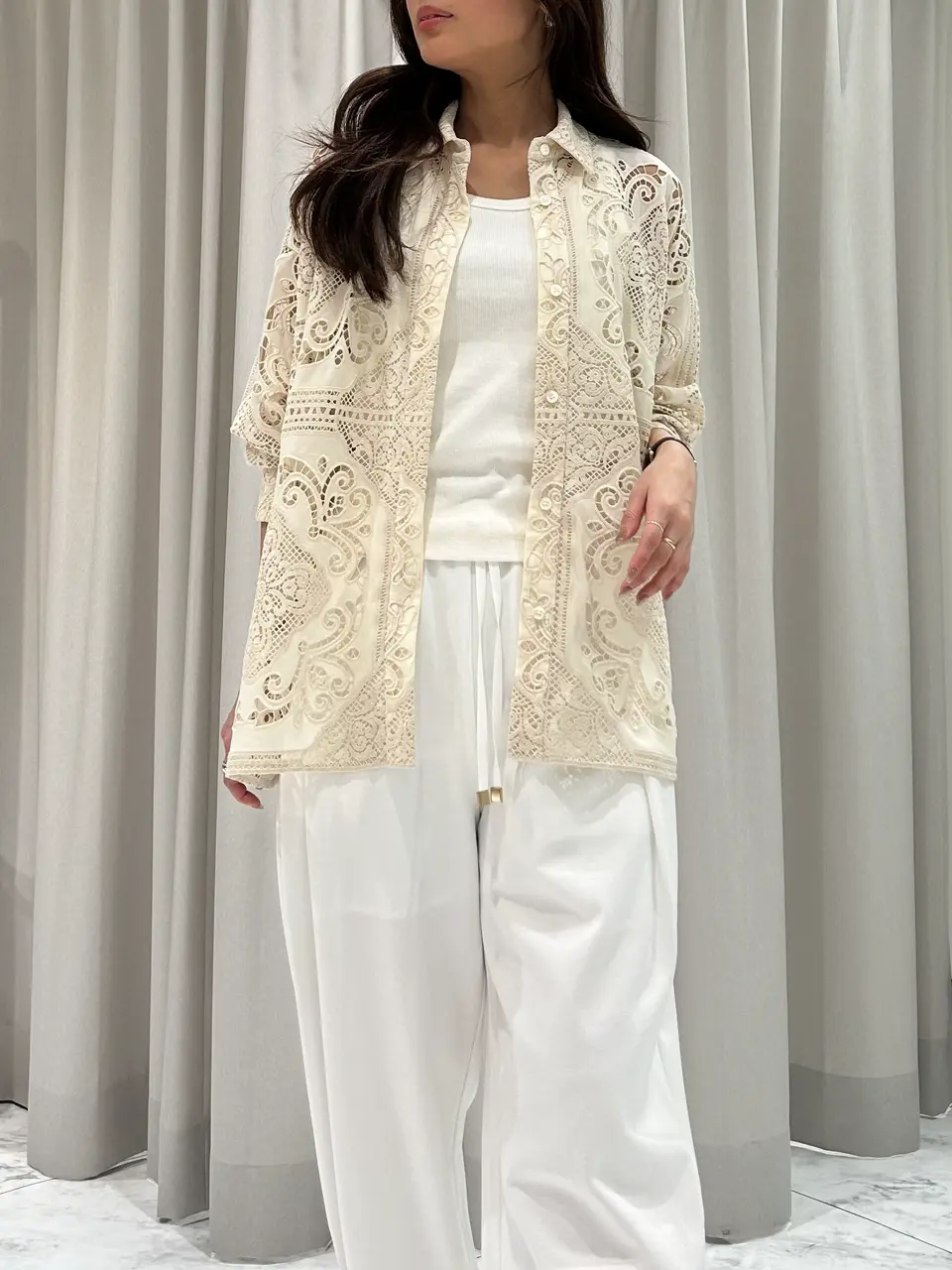 GRACE CONTINENTAL 志田　悠 コーディネート画像