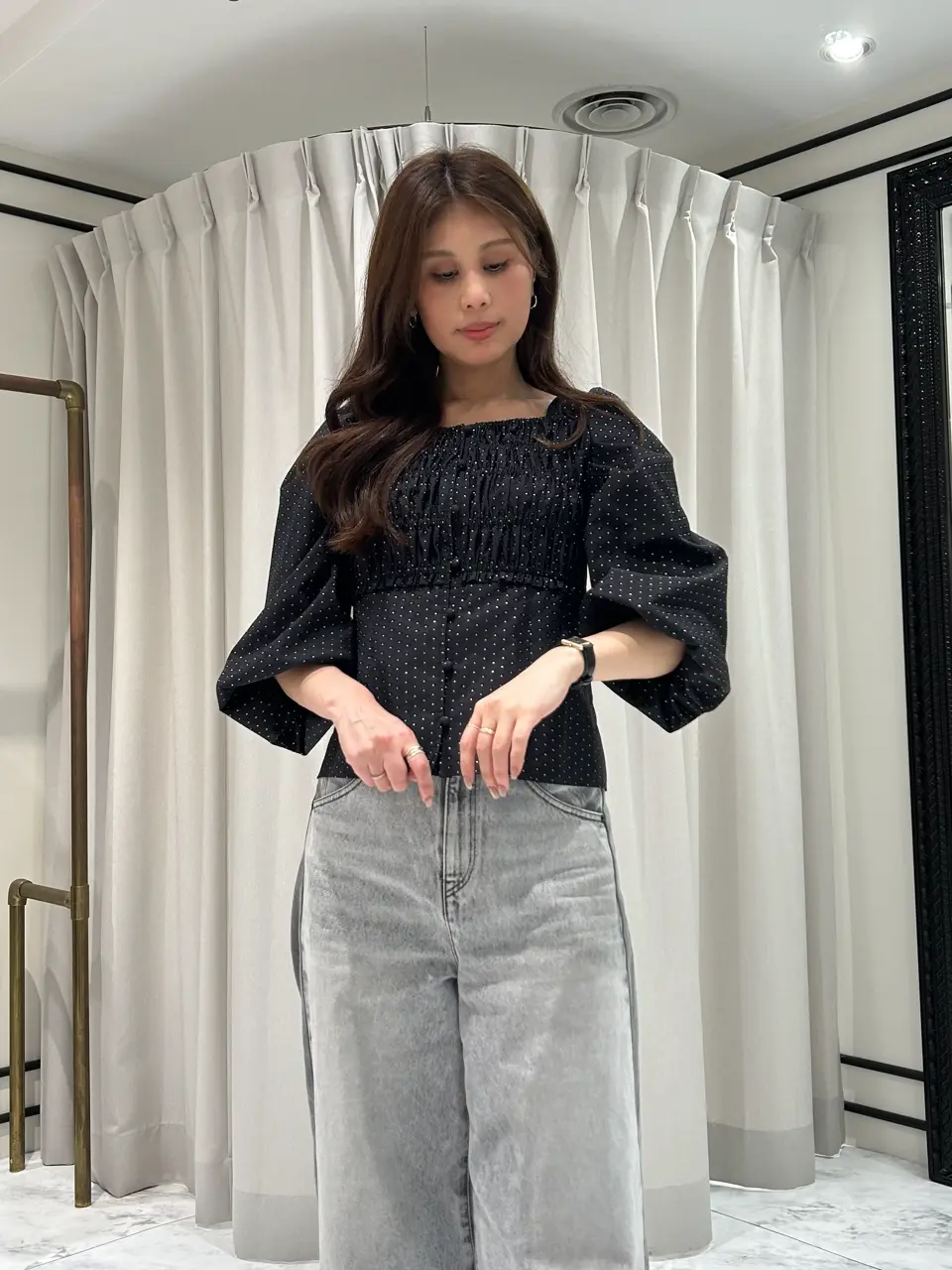 GRACE CONTINENTAL 志田　悠 コーディネート画像