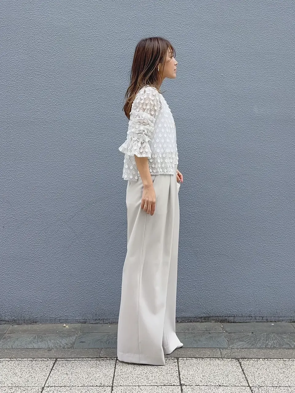 GRACE CONTINENTAL yukimi yonee コーディネート画像