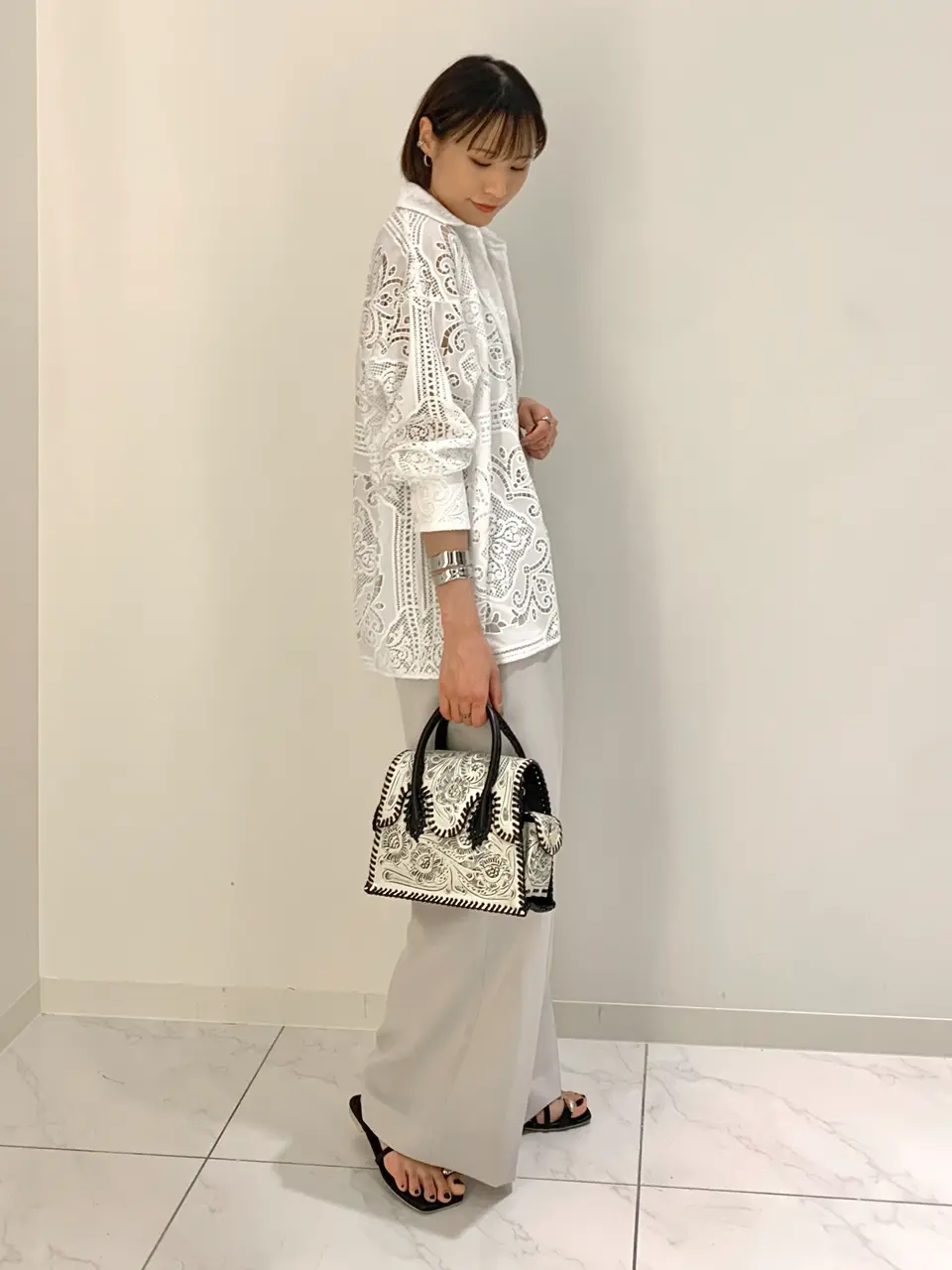 GRACE CONTINENTAL haruka iwasaki コーディネート画像