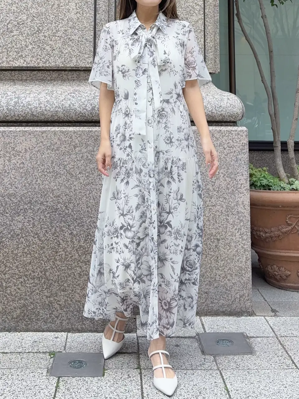 GRACE CONTINENTAL yukimi yonee コーディネート画像