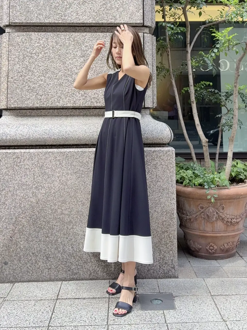 GRACE CONTINENTAL yukimi yonee コーディネート画像