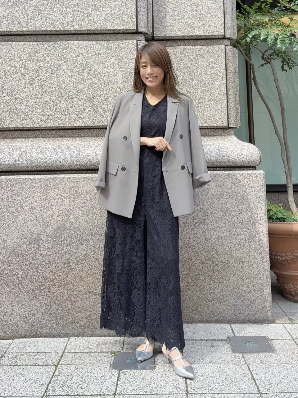 GRACE CONTINENTAL yukimi yonee コーディネート画像