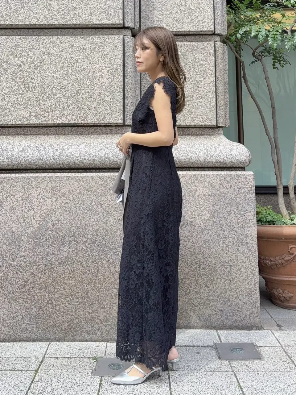 GRACE CONTINENTAL yukimi yonee コーディネート画像