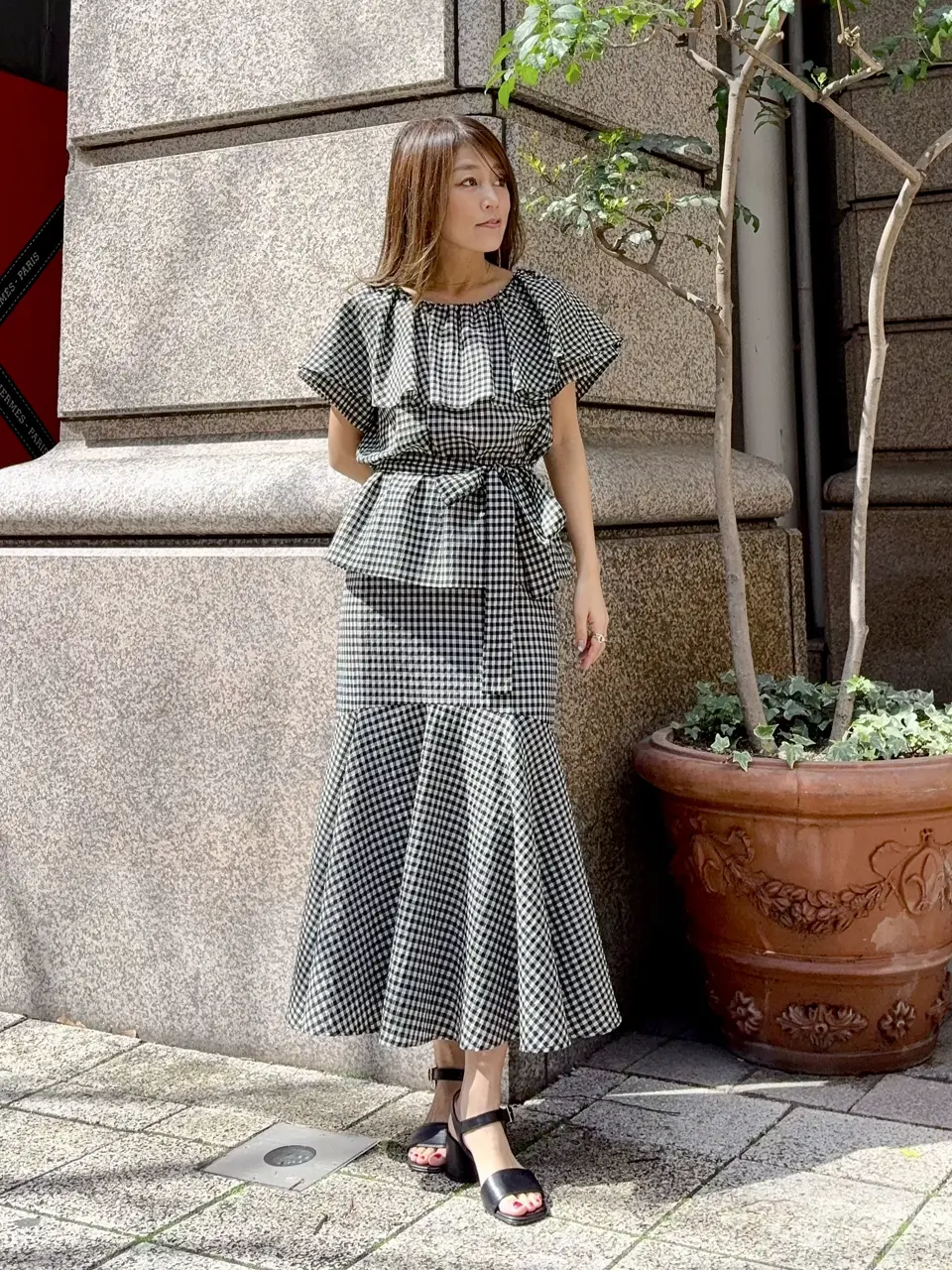 GRACE CONTINENTAL yukimi yonee コーディネート画像