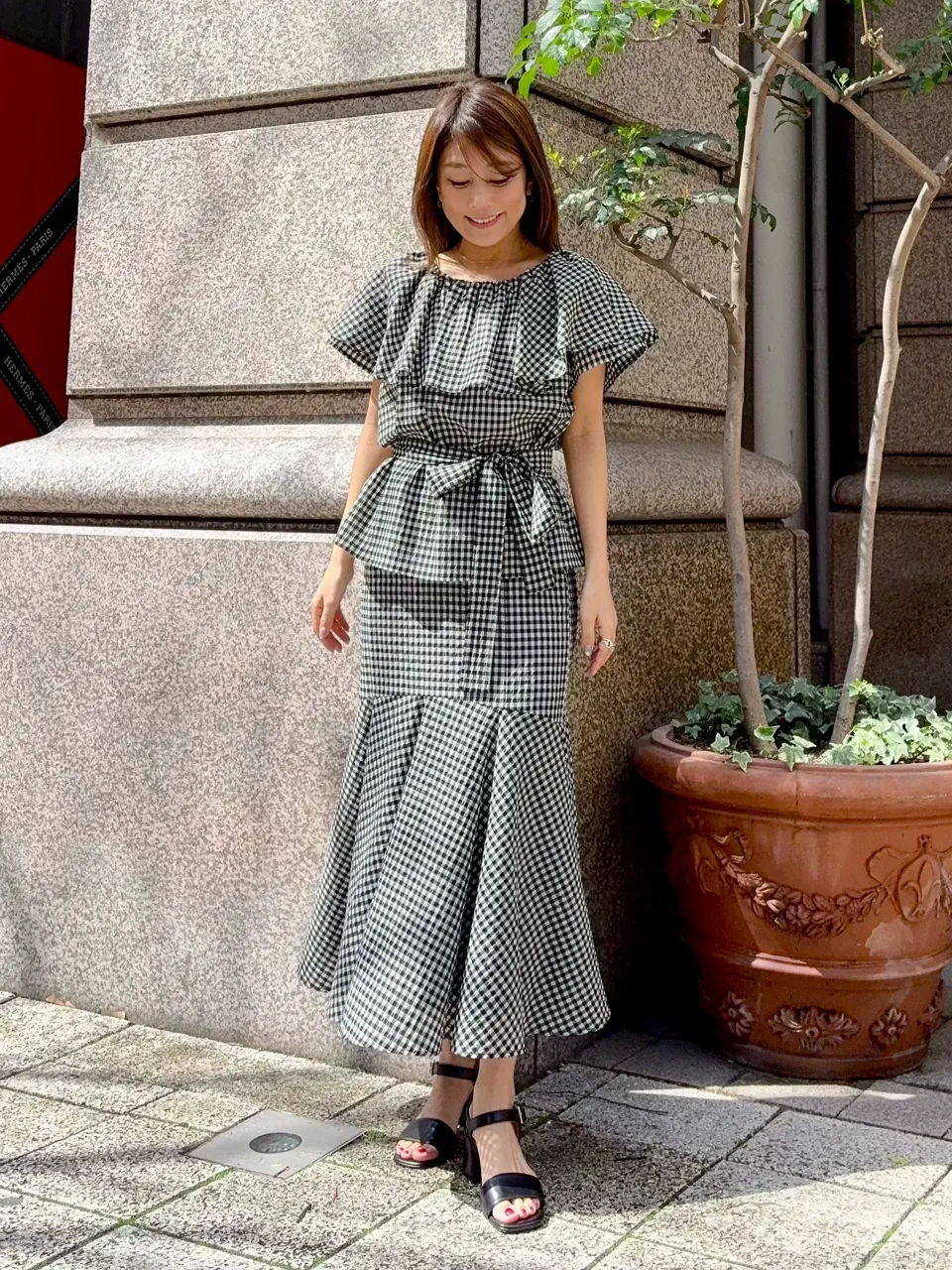 GRACE CONTINENTAL yukimi yonee コーディネート画像