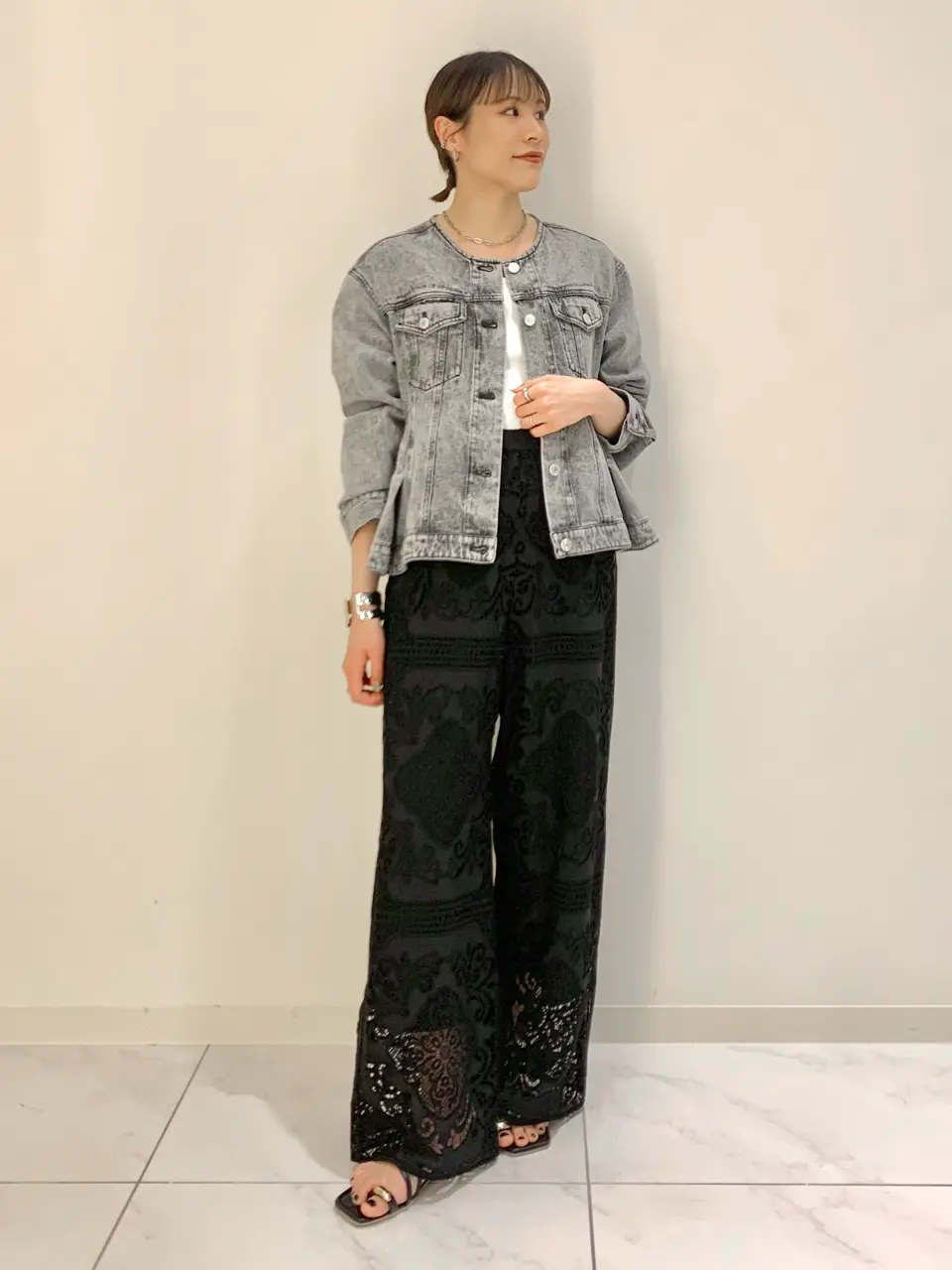 GRACE CONTINENTAL haruka iwasaki コーディネート画像