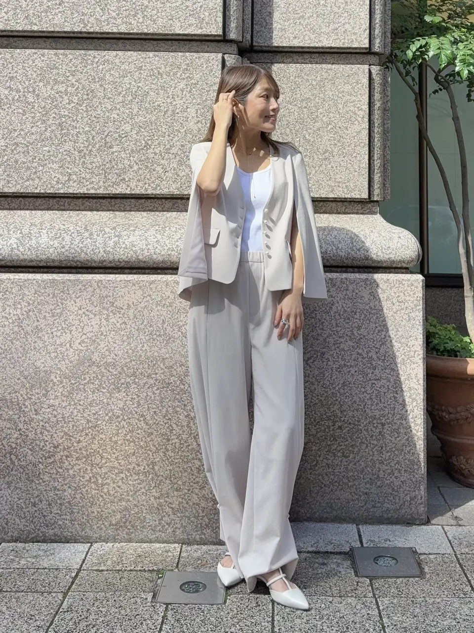 GRACE CONTINENTAL yukimi yonee コーディネート画像