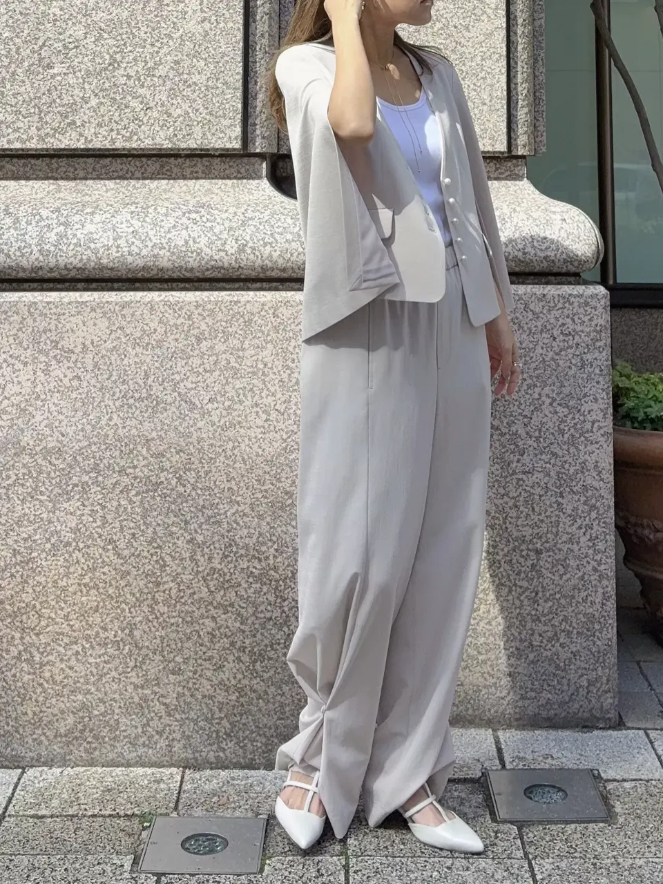 GRACE CONTINENTAL yukimi yonee コーディネート画像