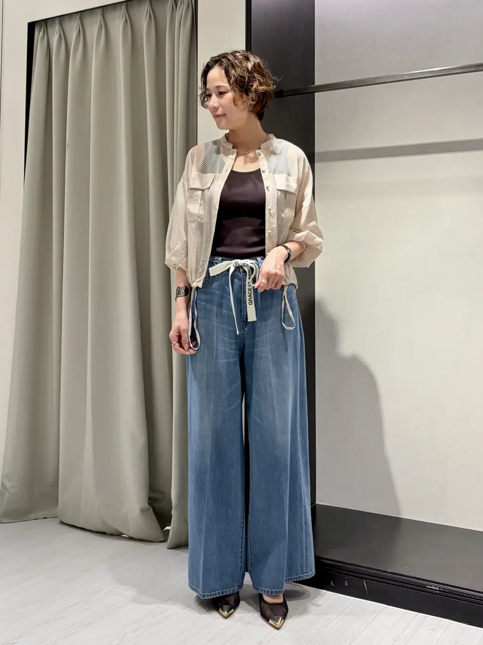  亀田 未希 コーディネート画像