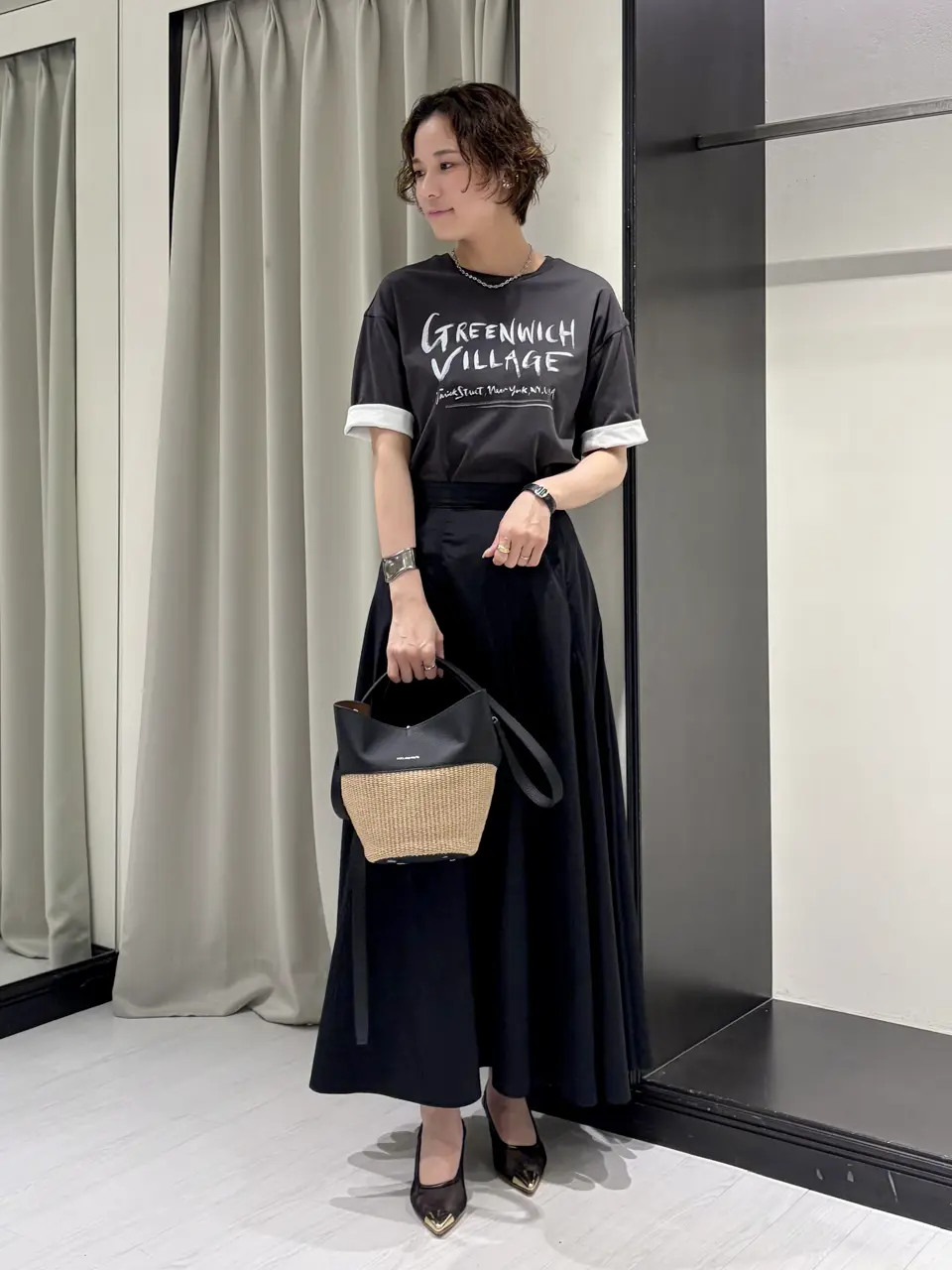  亀田 未希 コーディネート画像