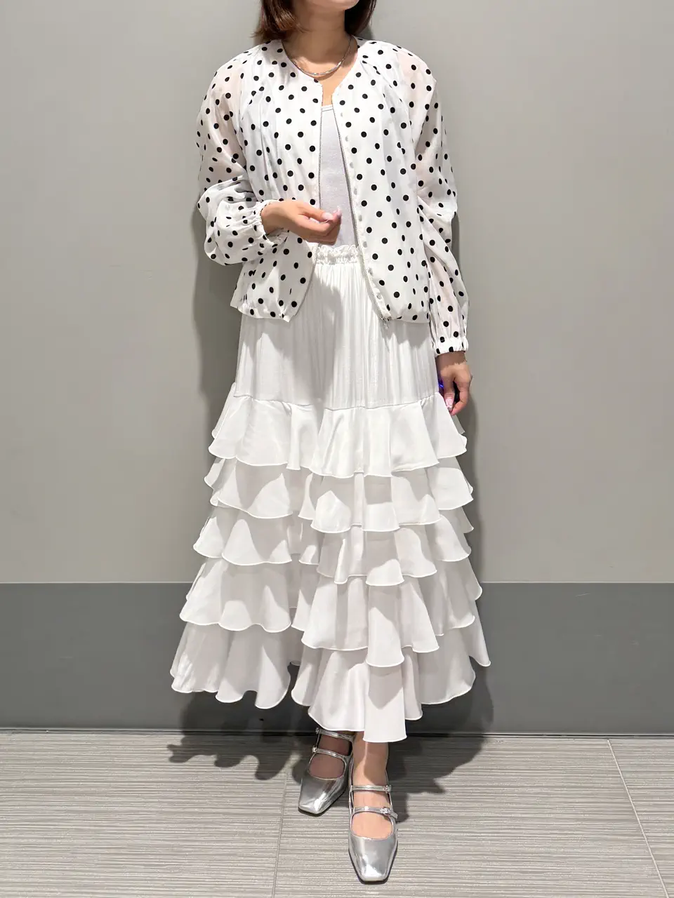 GRACE CONTINENTAL MORITA AI コーディネート画像