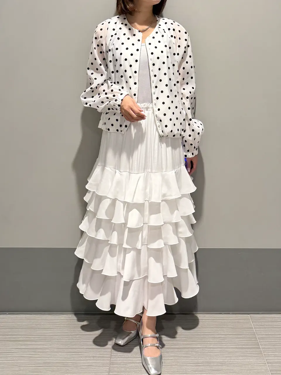 GRACE CONTINENTAL MORITA AI コーディネート画像