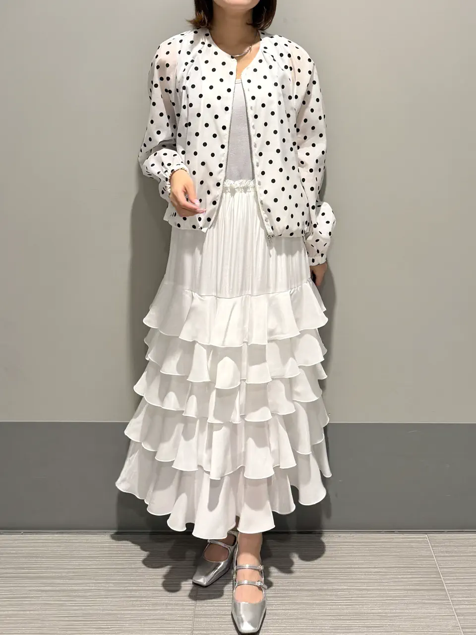 GRACE CONTINENTAL MORITA AI コーディネート画像