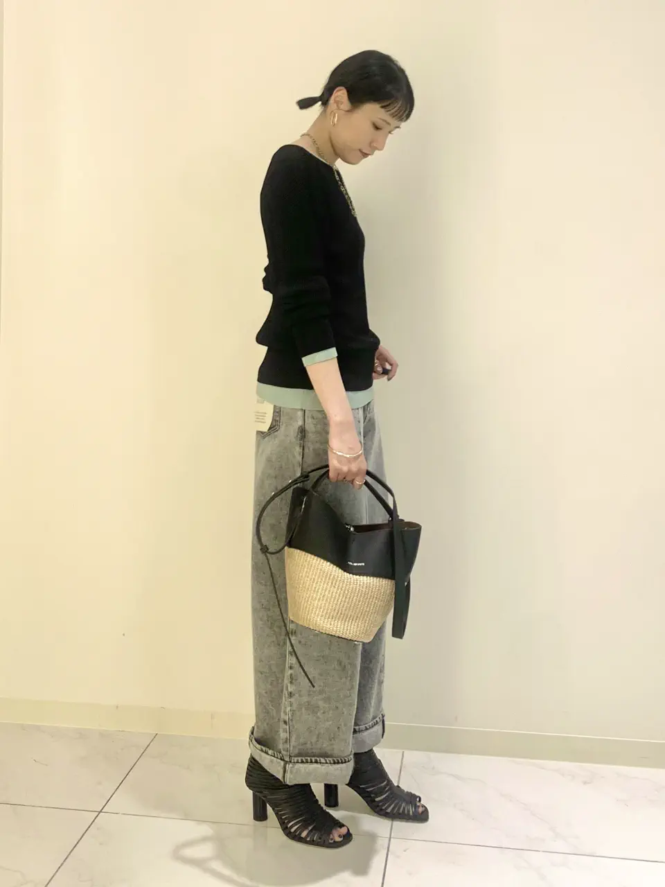 GRACE CONTINENTAL haruka iwasaki コーディネート画像