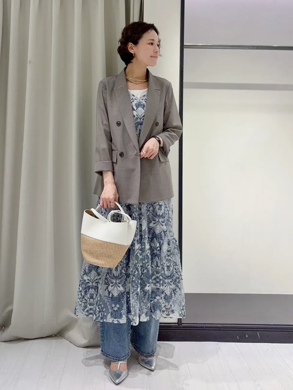 GRACE CONTINENTAL 亀田 未希 コーディネート画像