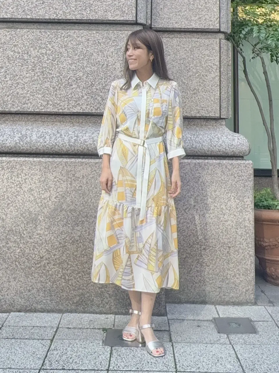 GRACE CONTINENTAL yukimi yonee コーディネート画像