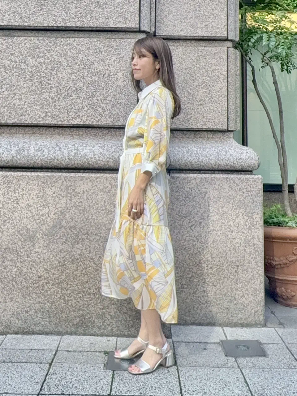 GRACE CONTINENTAL yukimi yonee コーディネート画像