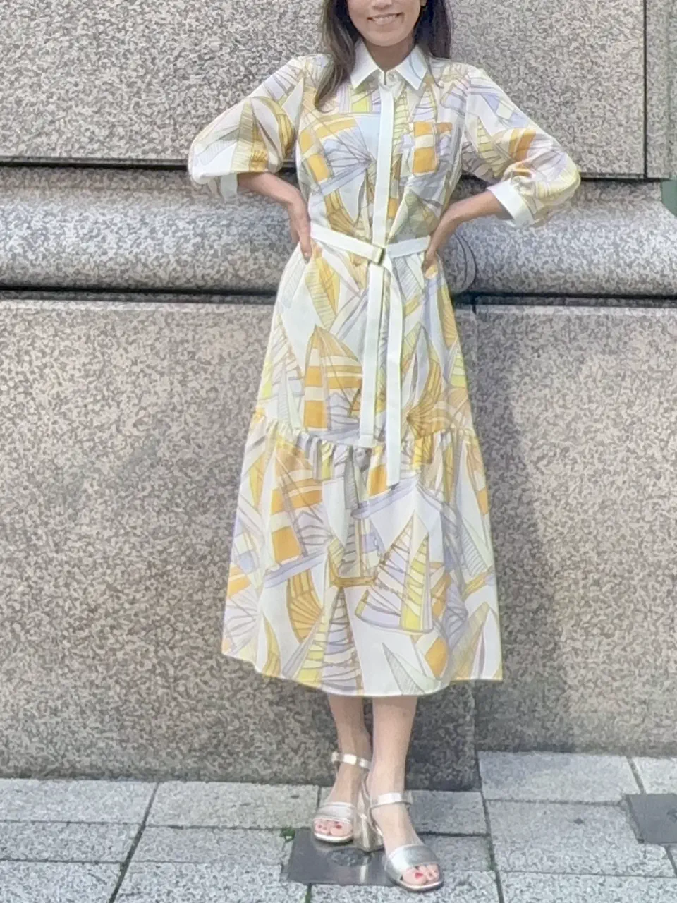 GRACE CONTINENTAL yukimi yonee コーディネート画像