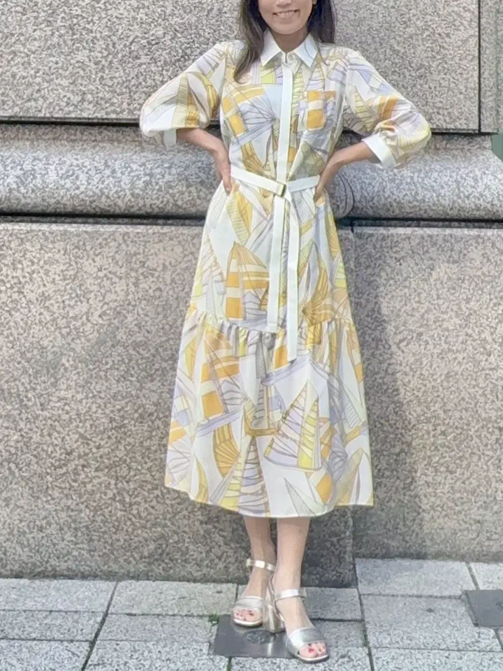 GRACE CONTINENTAL yukimi yonee コーディネート画像