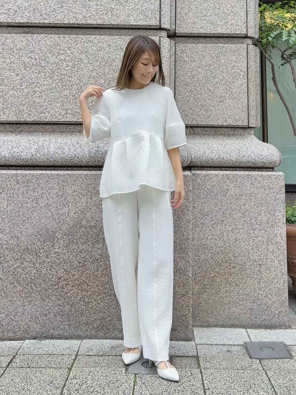 GRACE CONTINENTAL yukimi yonee コーディネート画像