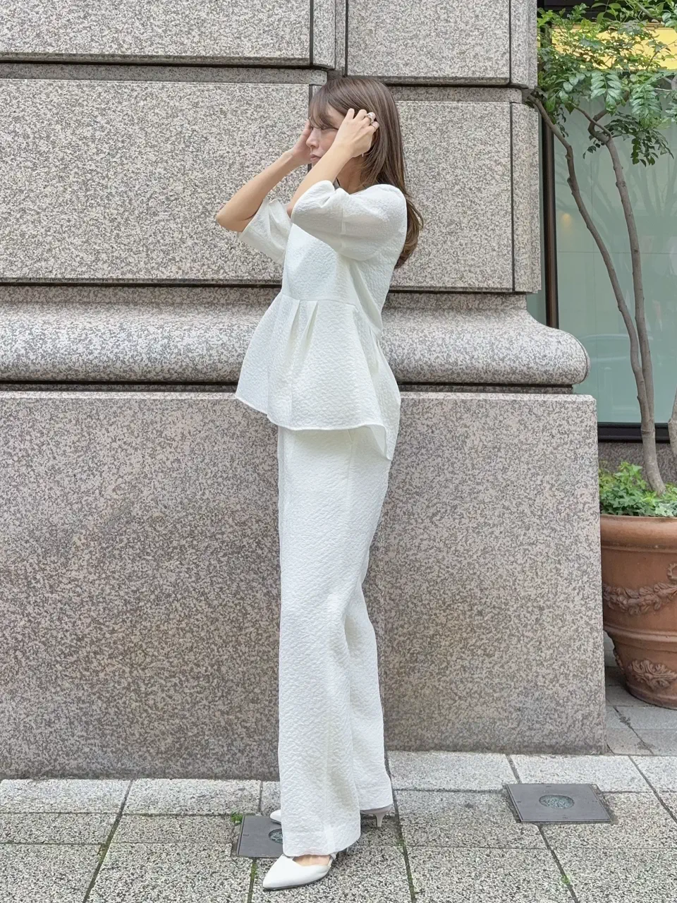 GRACE CONTINENTAL yukimi yonee コーディネート画像