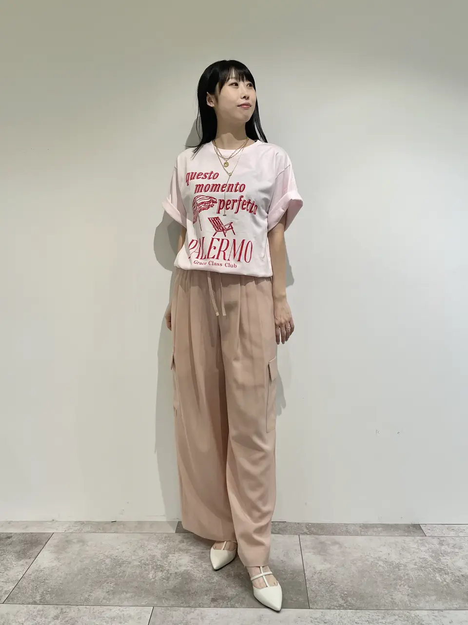 GRACE CONTINENTAL 端場 わかな コーディネート画像