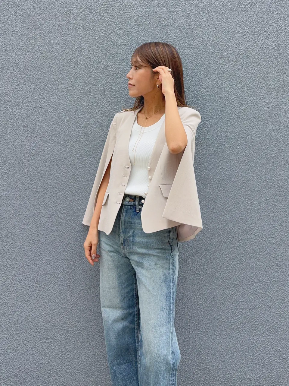 GRACE CONTINENTAL yukimi yonee コーディネート画像