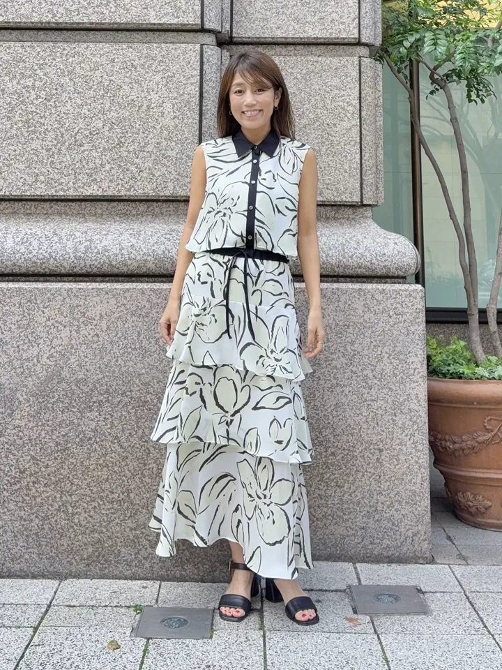 GRACE CONTINENTAL yukimi yonee コーディネート画像