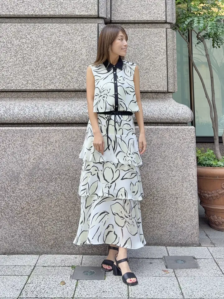 GRACE CONTINENTAL yukimi yonee コーディネート画像