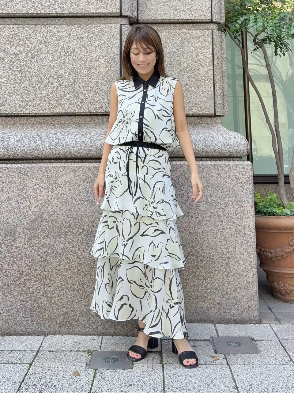 GRACE CONTINENTAL yukimi yonee コーディネート画像