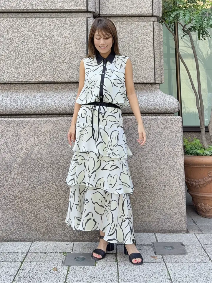 GRACE CONTINENTAL yukimi yonee コーディネート画像