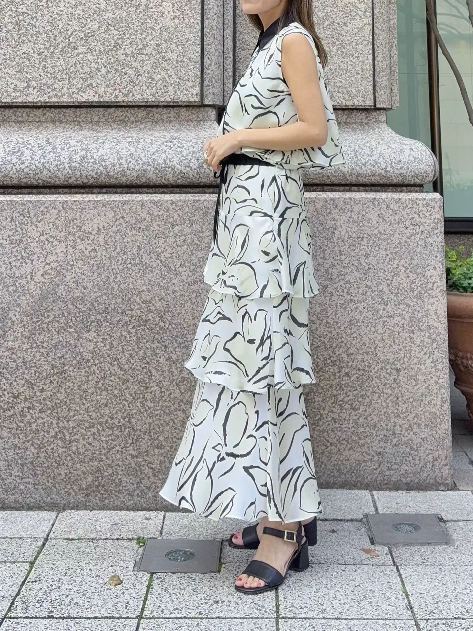 GRACE CONTINENTAL yukimi yonee コーディネート画像