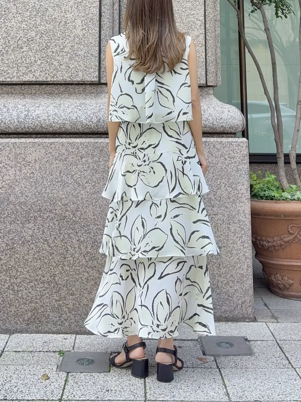 GRACE CONTINENTAL yukimi yonee コーディネート画像