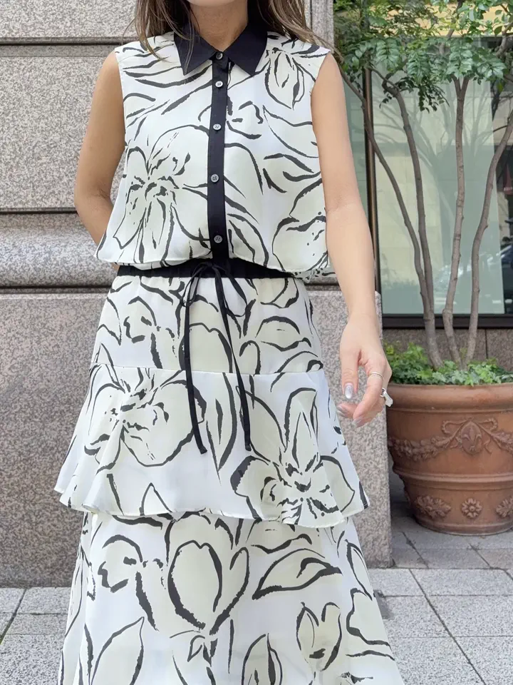 GRACE CONTINENTAL yukimi yonee コーディネート画像