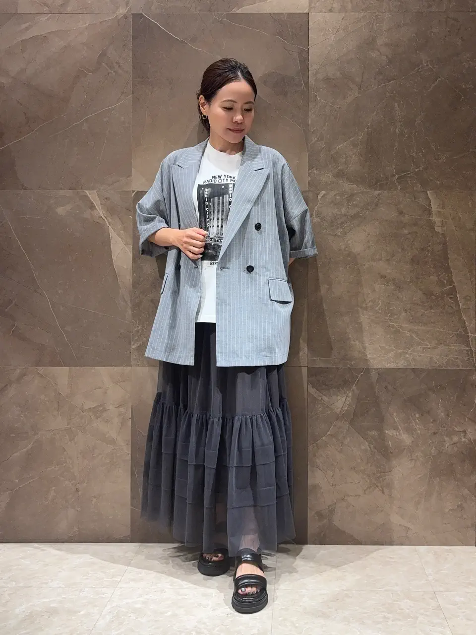 GRACE CONTINENTAL 穐山　香織 コーディネート画像