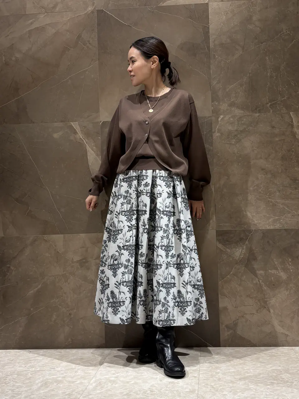 GRACE CONTINENTAL 穐山　香織 コーディネート画像