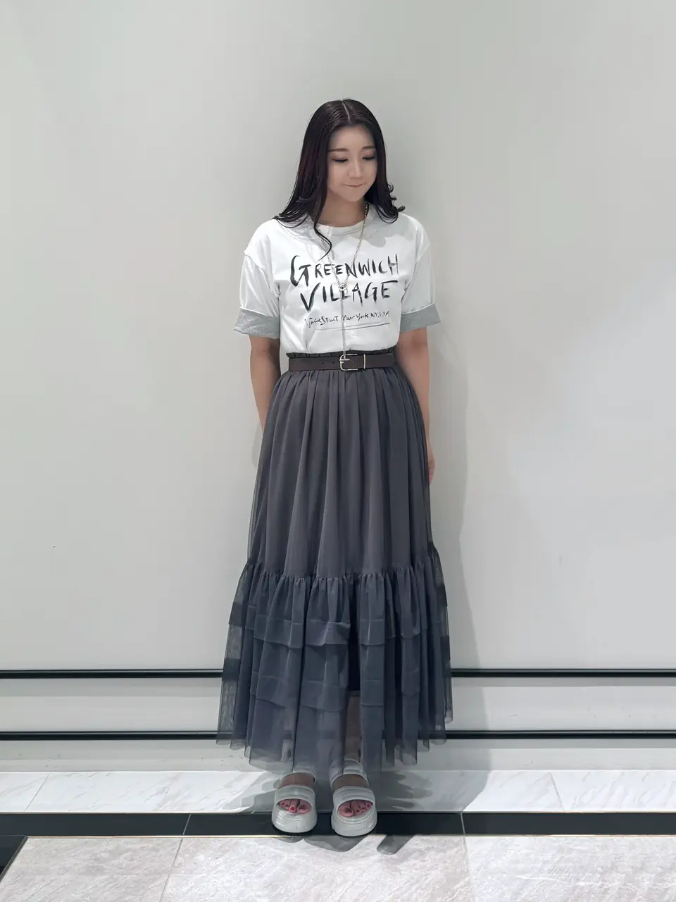 GRACE CONTINENTAL MOMOKO コーディネート画像