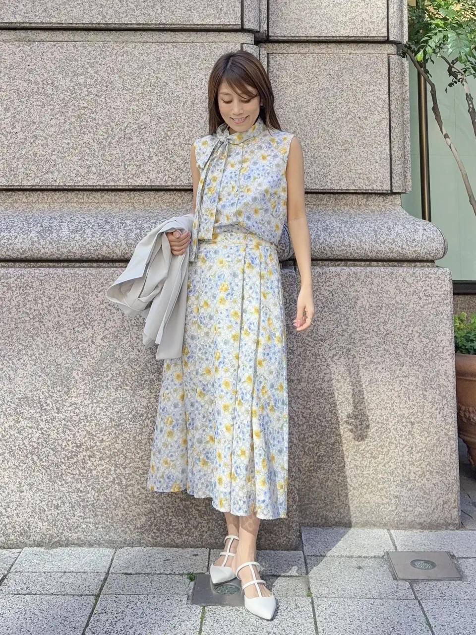 GRACE CONTINENTAL yukimi yonee コーディネート画像