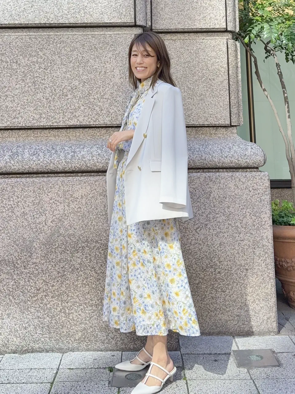 GRACE CONTINENTAL yukimi yonee コーディネート画像