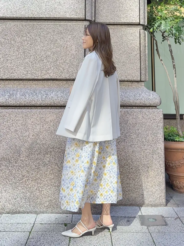 GRACE CONTINENTAL yukimi yonee コーディネート画像