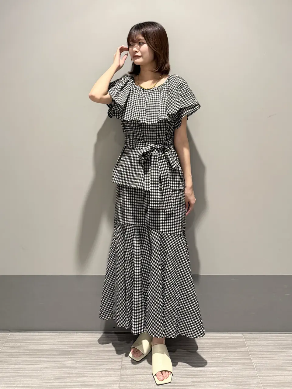 GRACE CONTINENTAL MORITA AI コーディネート画像