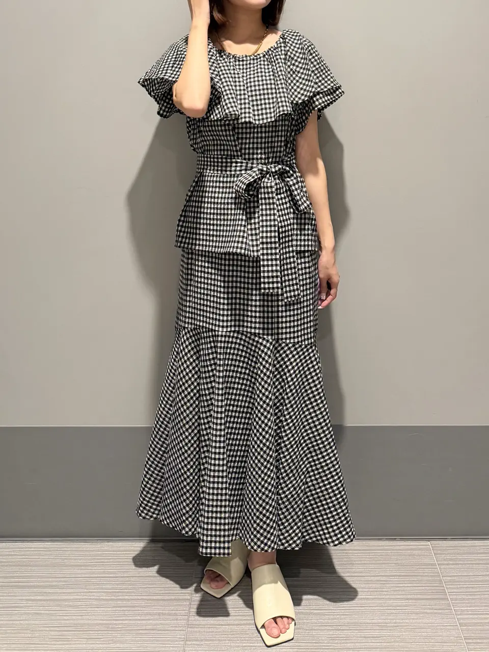 GRACE CONTINENTAL MORITA AI コーディネート画像