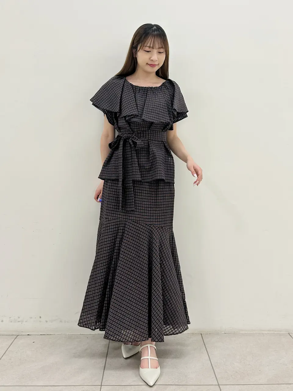 GRACE CONTINENTAL Miu Akamatsu コーディネート画像