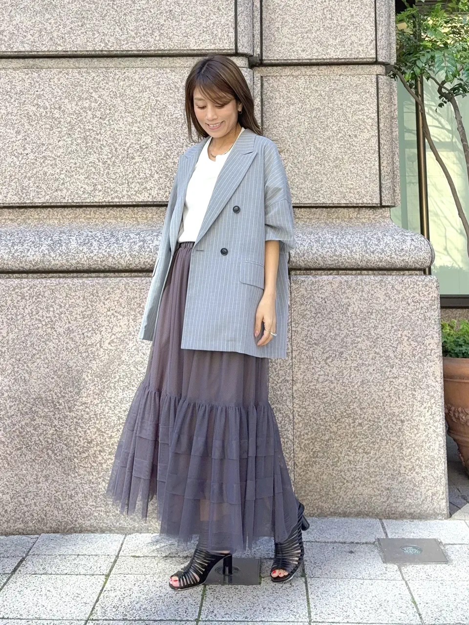 GRACE CONTINENTAL yukimi yonee コーディネート画像