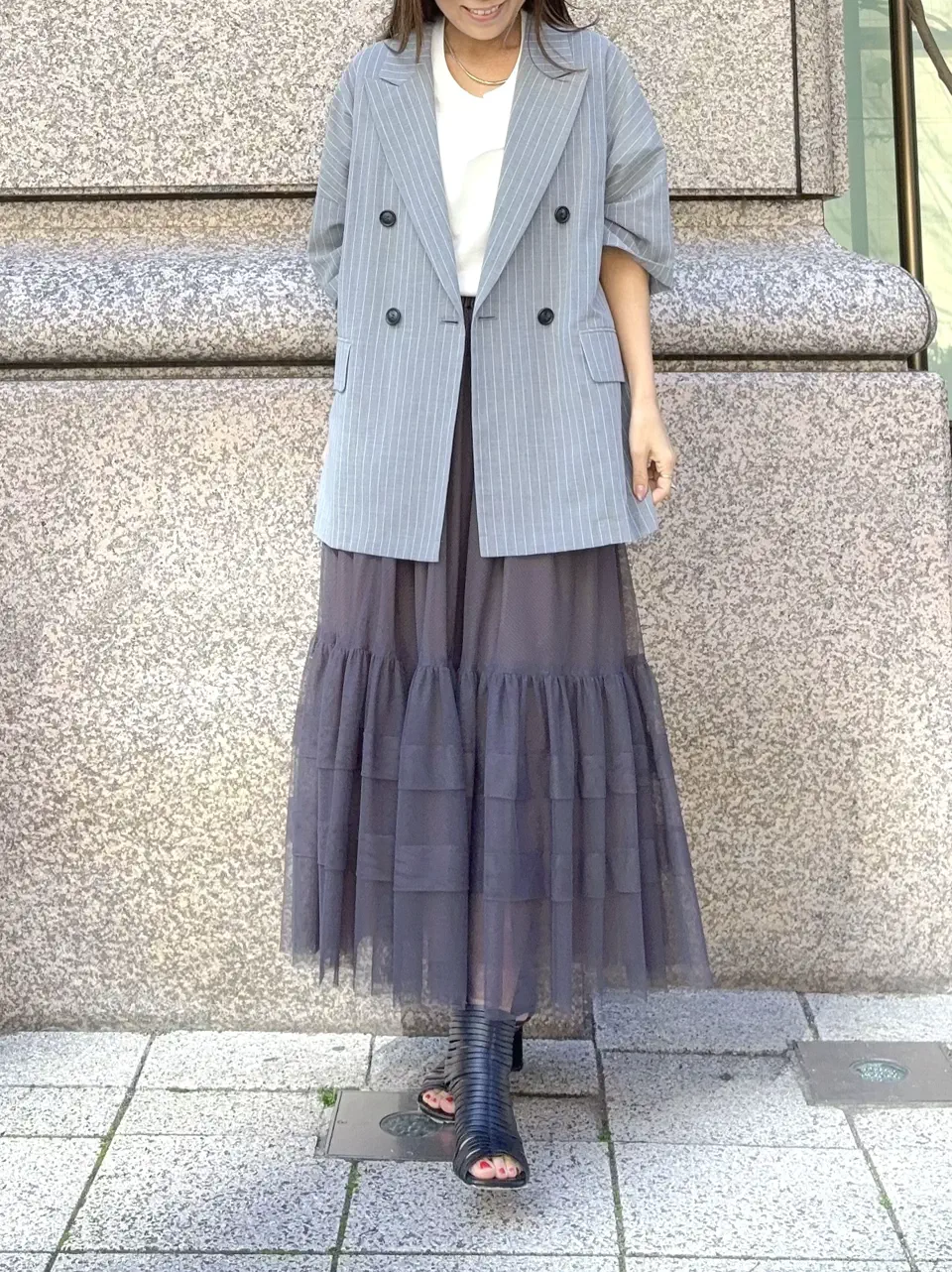 GRACE CONTINENTAL yukimi yonee コーディネート画像