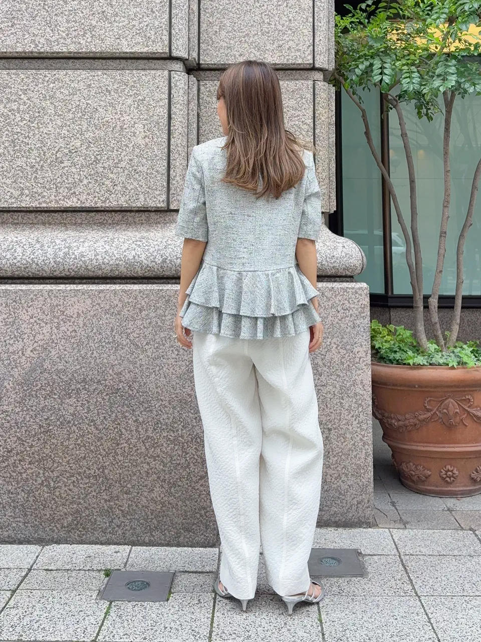 GRACE CONTINENTAL yukimi yonee コーディネート画像