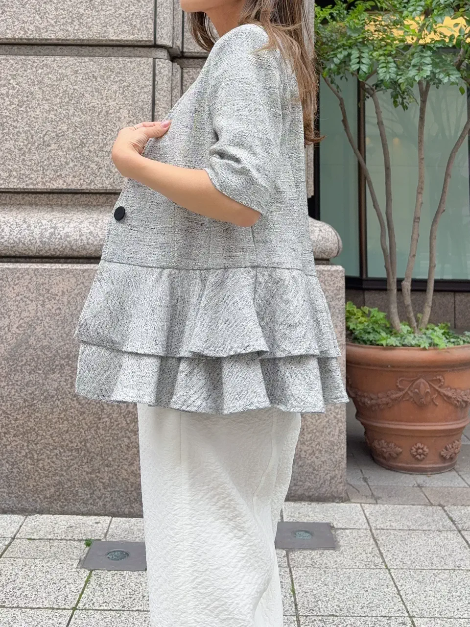 GRACE CONTINENTAL yukimi yonee コーディネート画像