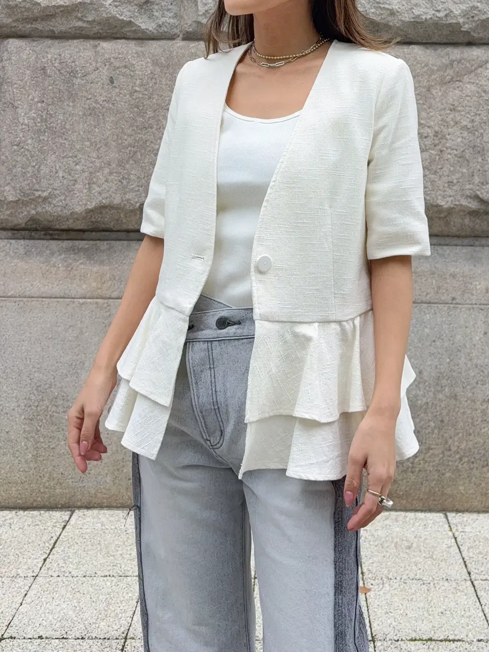 GRACE CONTINENTAL yukimi yonee コーディネート画像