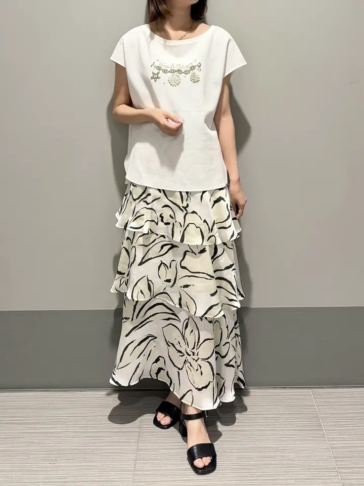 GRACE CONTINENTAL MORITA AI コーディネート画像